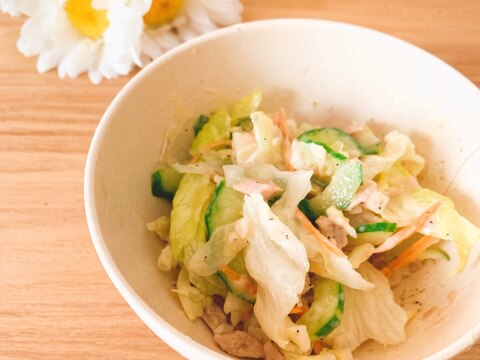 ツナでコールスロー風✧˖°